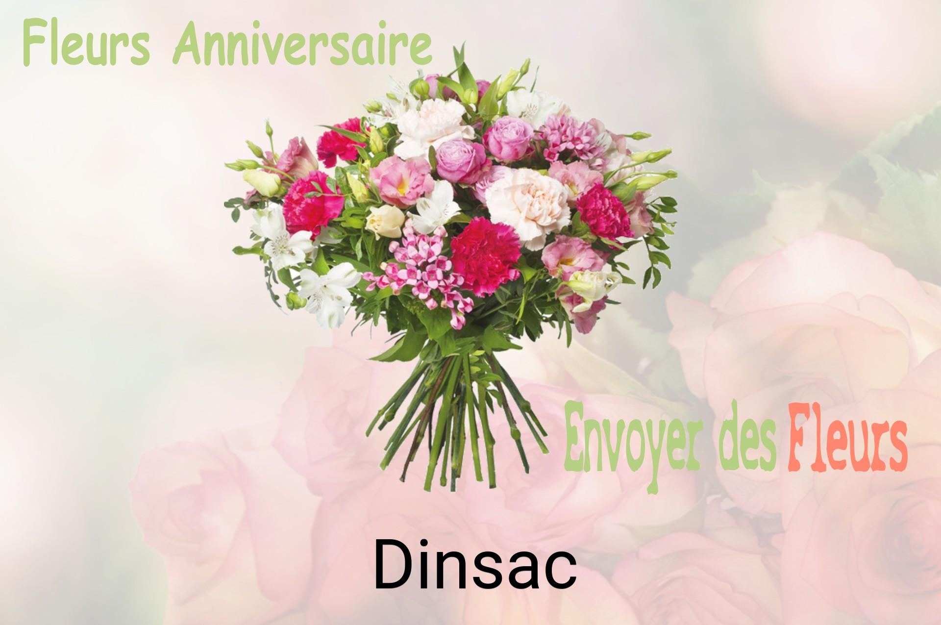 Bouquet de fleurs d’anniversaire livré à Dinsac